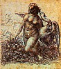 Leonardo di ser Piero da Vinci, dit Leonard de Vinci (1452-1519)  Etude pour une Leda agenouillee - 1503 1504.jpg